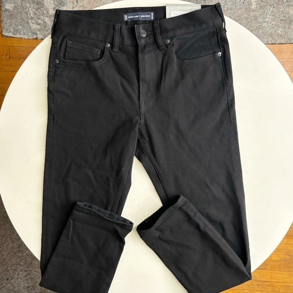 Everlane Uniform Men’s Slim fit Stretch Organic Cotton Jean 30x30 Black New